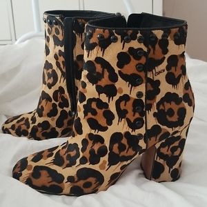 Coach Felicia Leopard Booties